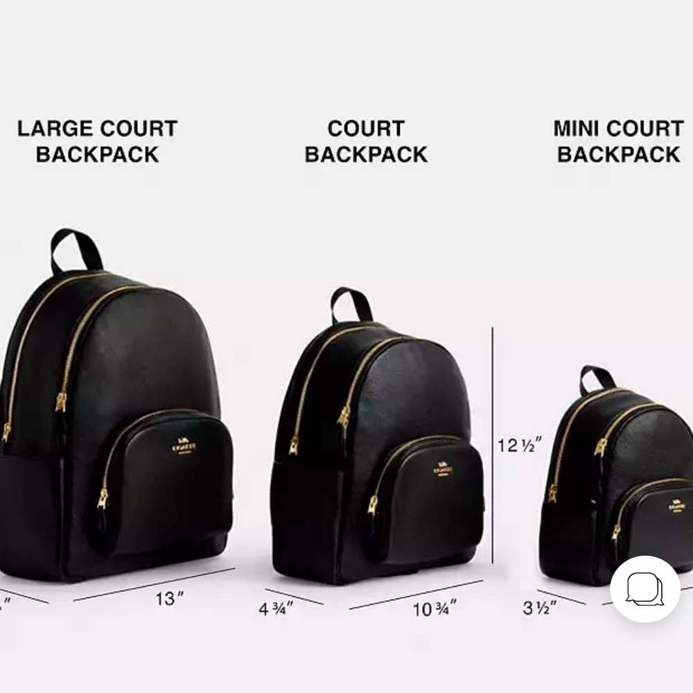 Large Court Backpack In Signature Canvas - Picture 6 of 9